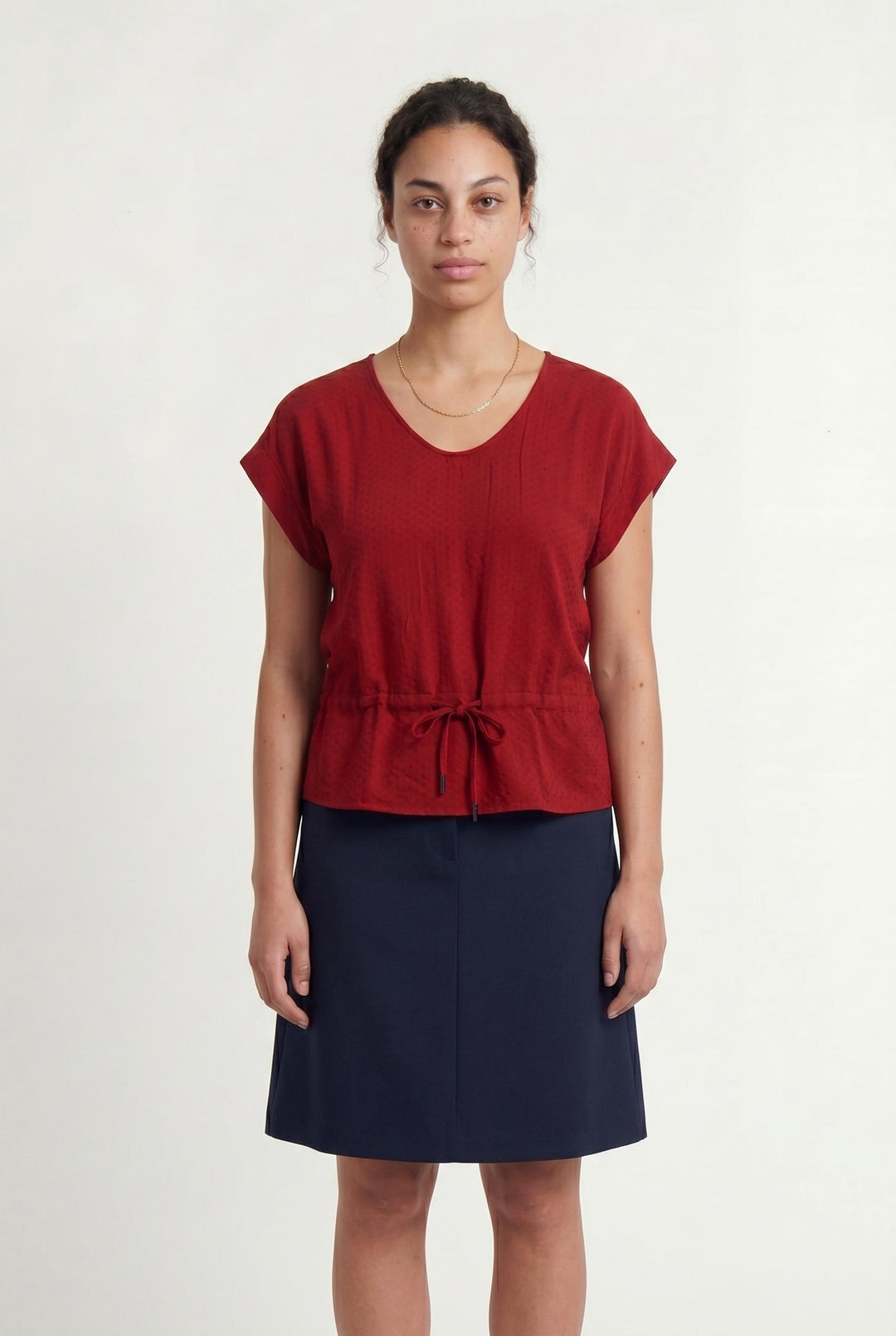 Blouse Bordeaux - Taille L/40 de la marque I.Code | PARAD107419 - Vendu par Paradigme - Image 1