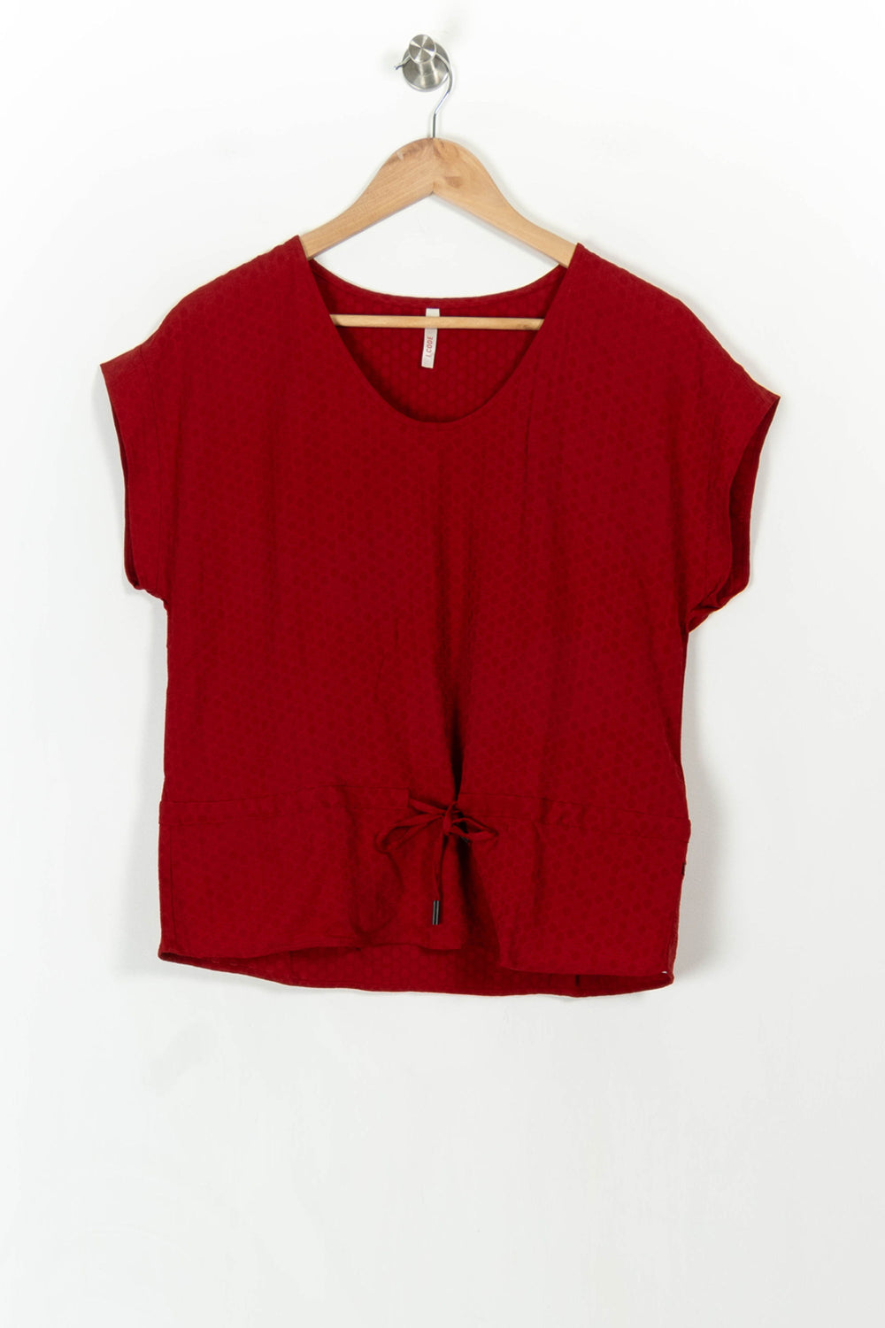 Blouse Bordeaux - Taille L/40 de la marque I.Code | PARAD107419 - Vendu par Paradigme - Image 2
