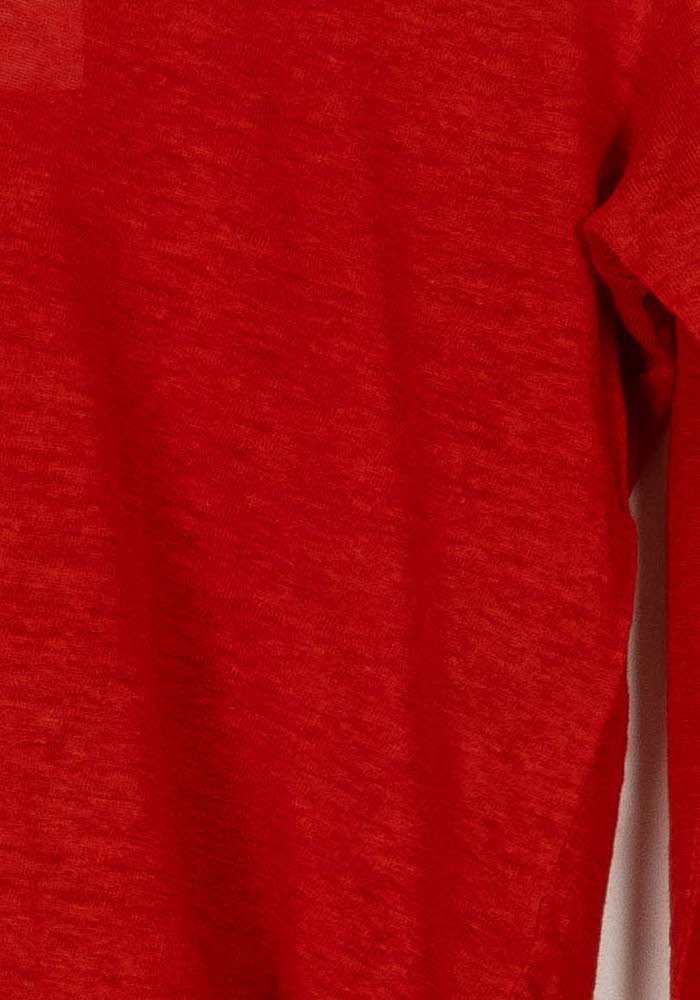 Tee-shirt Manches Longues Orange - Taille L/40 de la marque IKKS | PARAD107421 - Vendu par Paradigme - Image 3
