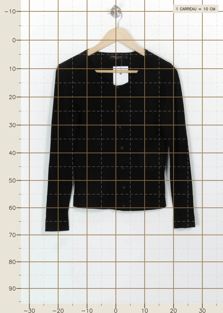 Cardigan Noir - Taille S/36 de la marque Galeries Lafayette | PARAD107425 - Vendu par Paradigme - Image 4