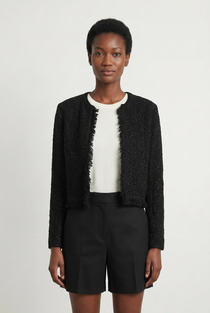 Gilet Noir - Taille S/36 de la marque Caroll | PARAD107426 - Vendu par Paradigme - Image 1