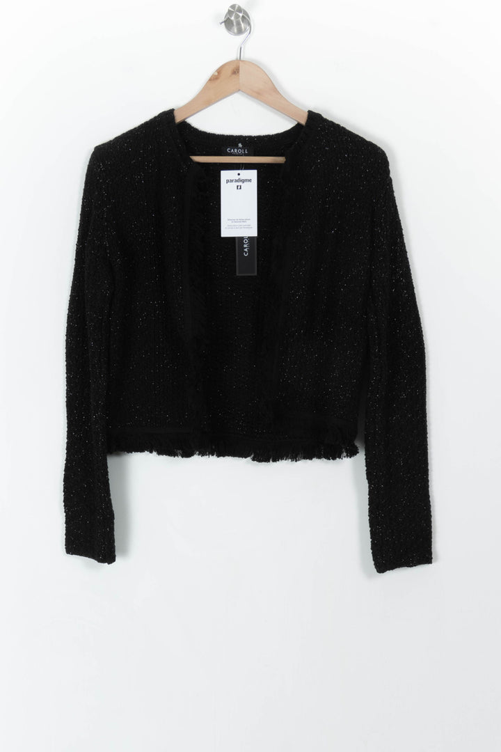 Gilet Noir - Taille S/36 de la marque Caroll | PARAD107426 - Vendu par Paradigme - Image 2