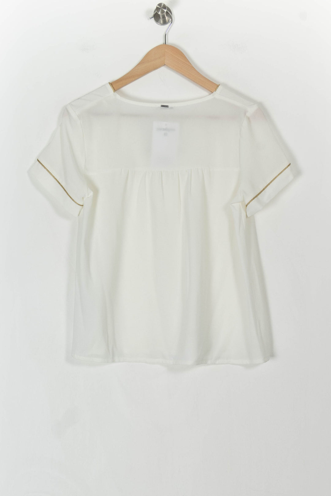 Blouse Blanche - Taille S/36 de la marque IKKS | PARAD107429 - Vendu par Paradigme - Image 4