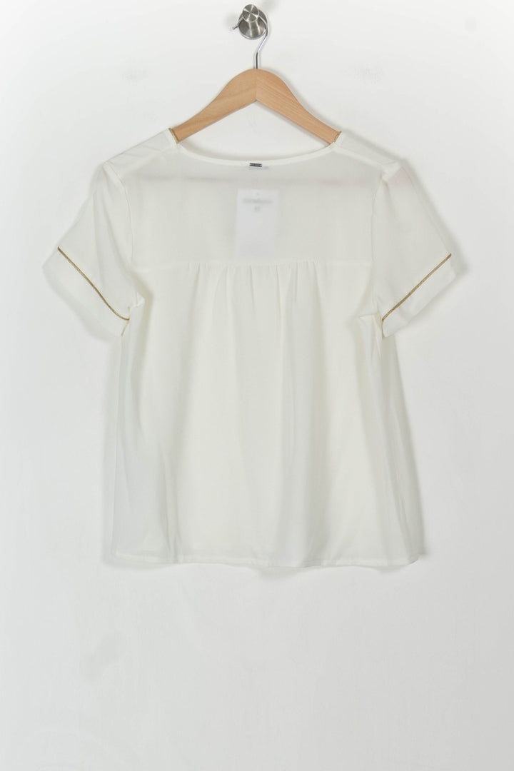Blouse Blanche - Taille S/36 de la marque IKKS | PARAD107429 - Vendu par Paradigme - Image 4