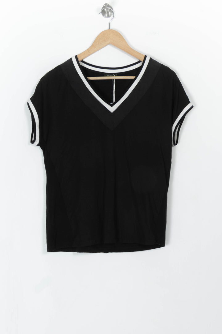 Tee-shirt noir et blanc - Taille S/36 de la marque IKKS | PARAD107430 - Vendu par Paradigme - Image 2