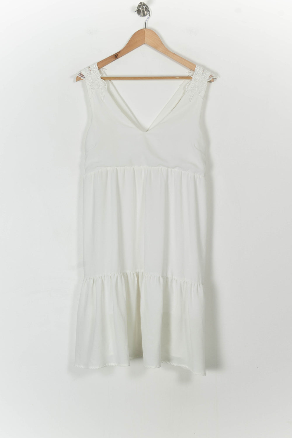 Robe Longue Blanche - Taille L/40 de la marque Grace & Mila | PARAD107432 - Vendu par Paradigme - Image 2