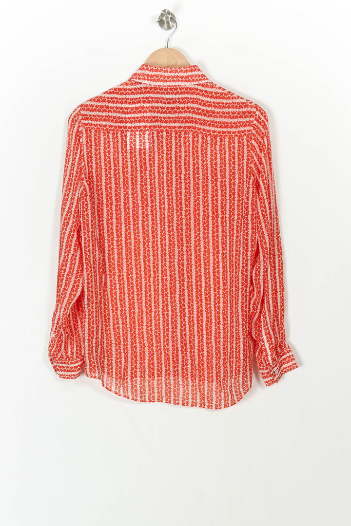 Chemise Rouge et Blanche - Taille S/36 de la marque The Kooples | PARAD107433 - Vendu par Paradigme - Image 4