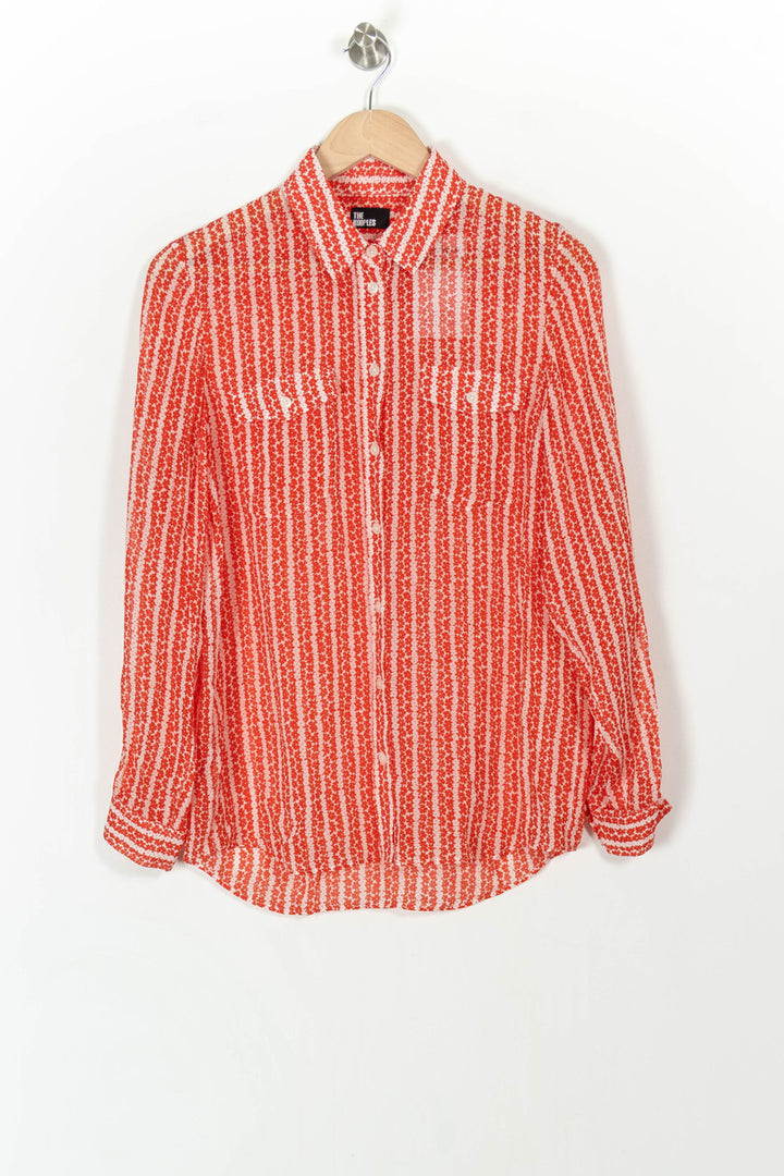Chemise Rouge et Blanche - Taille S/36 de la marque The Kooples | PARAD107433 - Vendu par Paradigme - Image 2