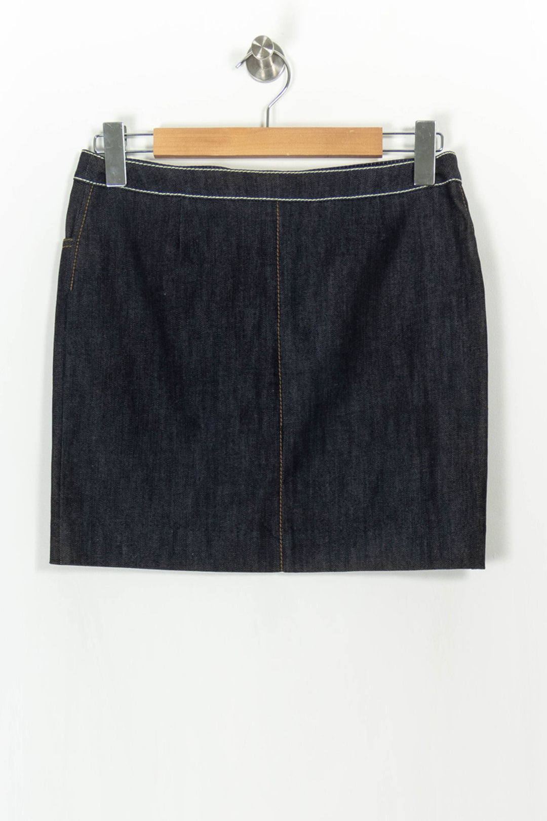 Jupe Droite Bleue - Taille M/38 de la marque Paule Ka | PARAD107436 - Vendu par Paradigme - Image 4