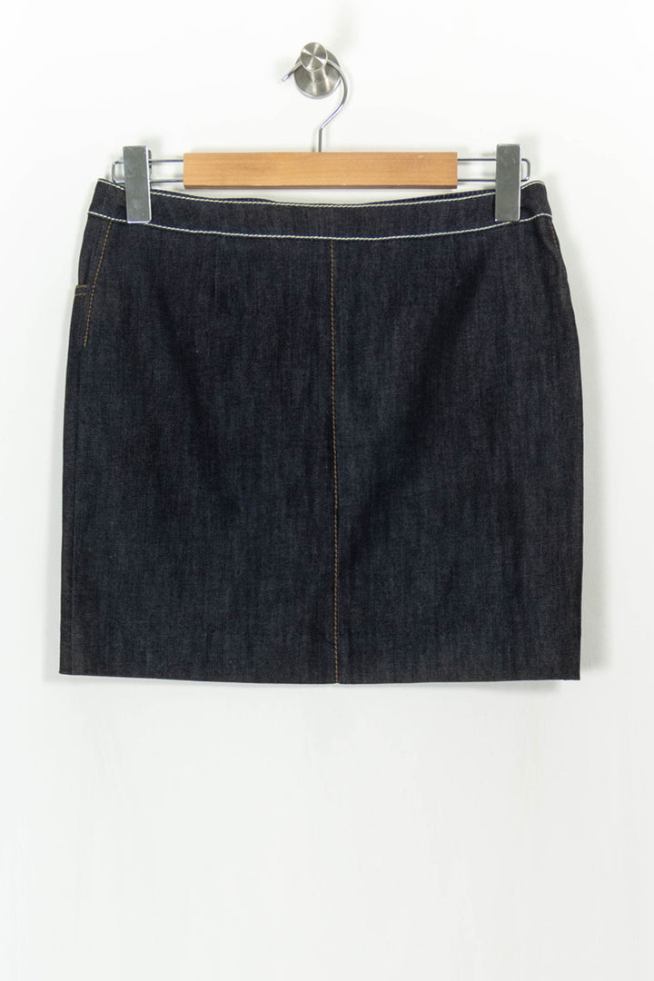 Jupe Droite Bleue - Taille M/38 de la marque Paule Ka | PARAD107436 - Vendu par Paradigme - Image 4