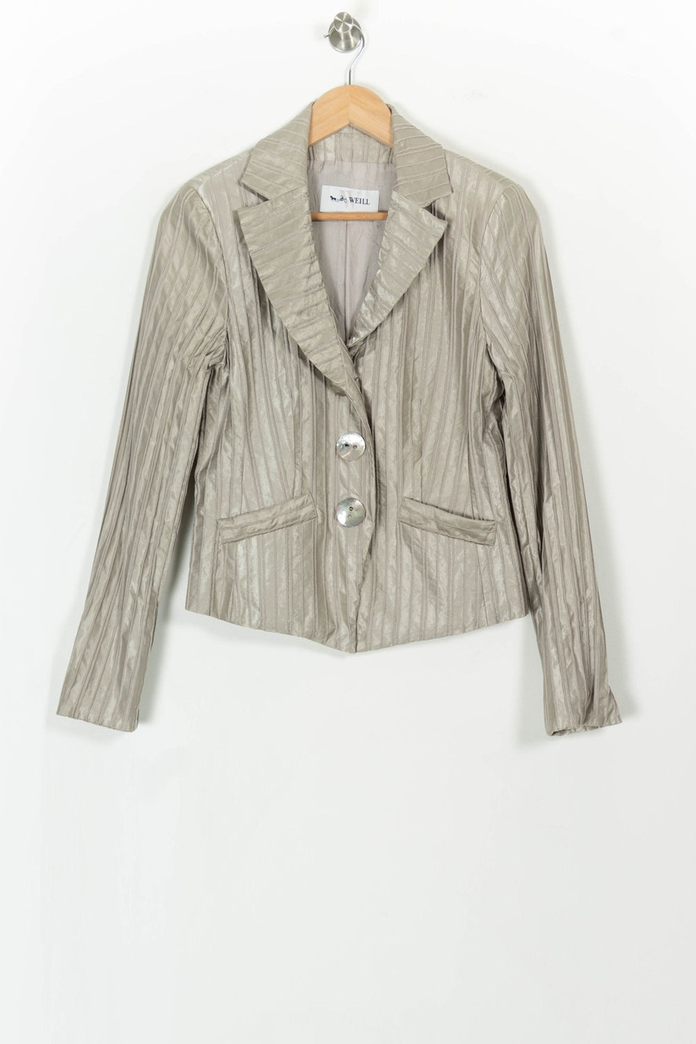 Veste Blazer Beige - Taille S/36 de la marque Weill | PARAD107438 - Vendu par Paradigme - Image 2