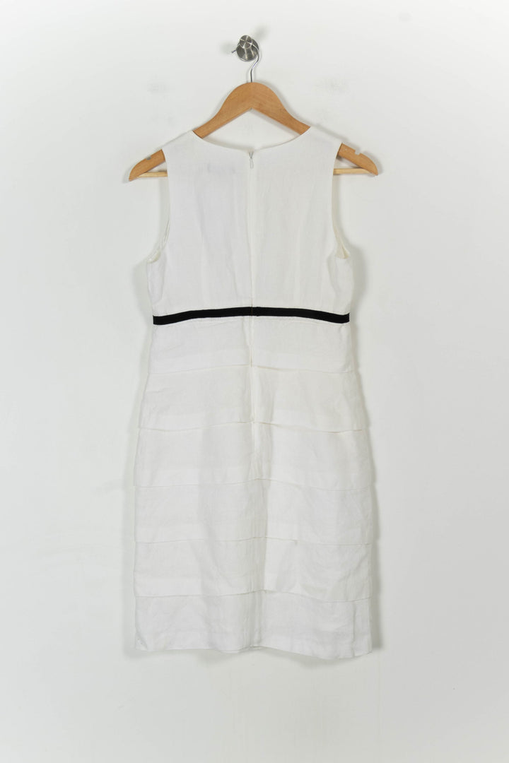 Robe Blanche - Taille M/38 de la marque Caroll | PARAD107440 - Vendu par Paradigme - Image 4