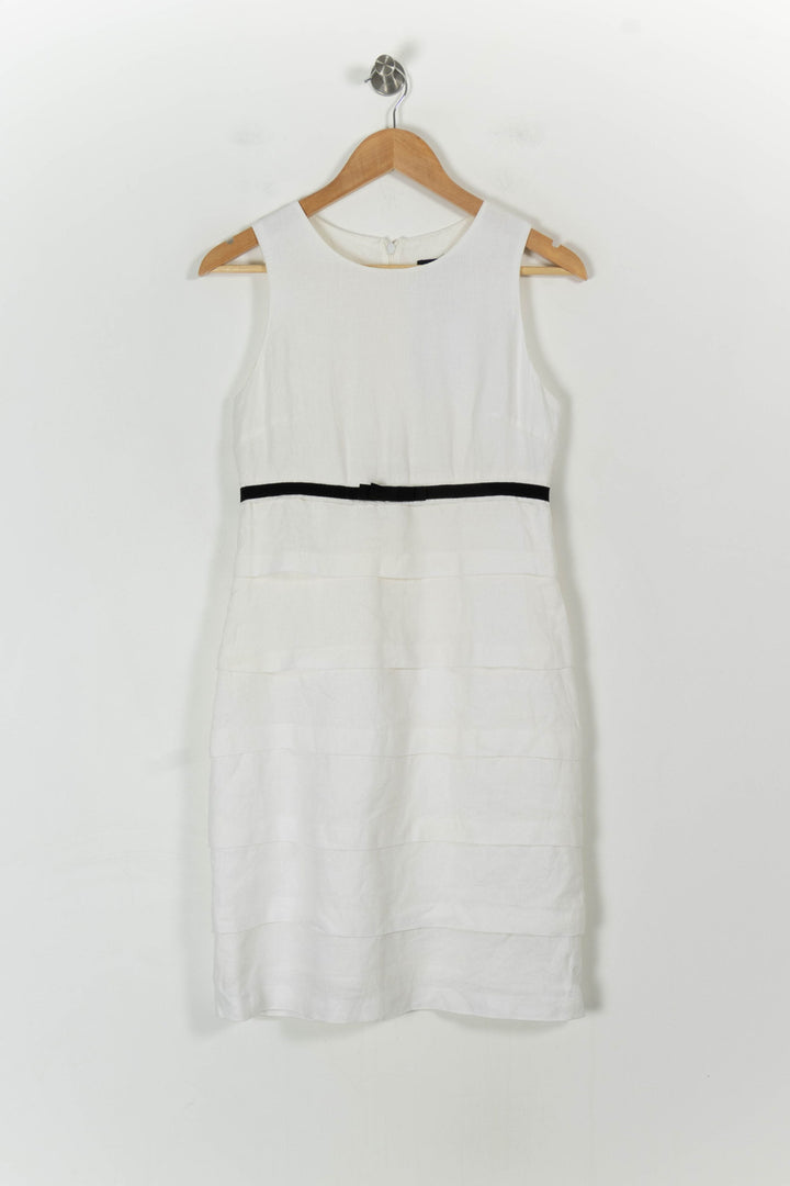 Robe Blanche - Taille M/38 de la marque Caroll | PARAD107440 - Vendu par Paradigme - Image 2