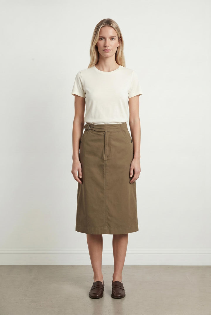 Jupe Droite Beige - Taille S/36 de la marque Comptoir des Cotonniers | PARAD107447 - Vendu par Paradigme - Image 1