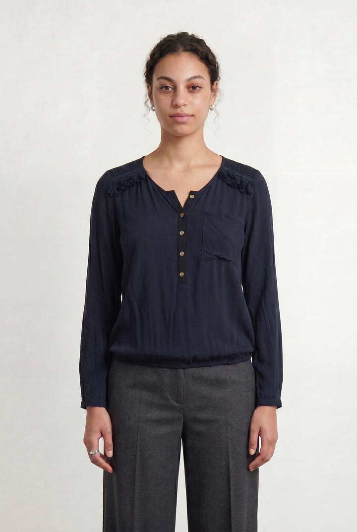 Blouse Bleue - Taille L/40 de la marque La Fée Maraboutée | PARAD107448 - Vendu par Paradigme - Image 1