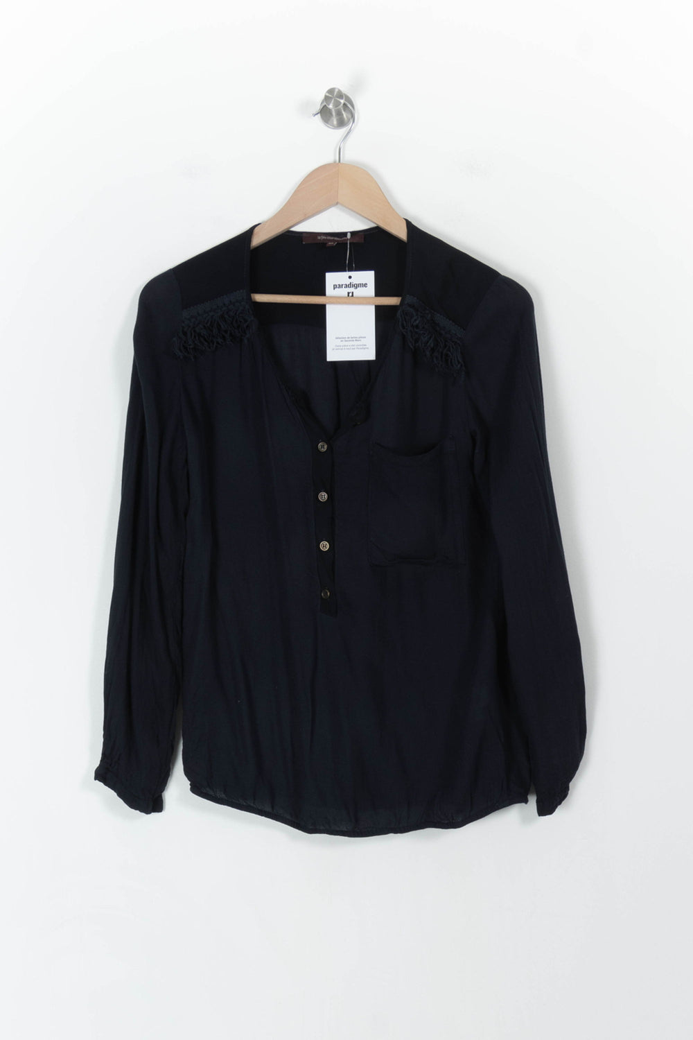 Blouse Bleue - Taille L/40 de la marque La Fée Maraboutée | PARAD107448 - Vendu par Paradigme - Image 2