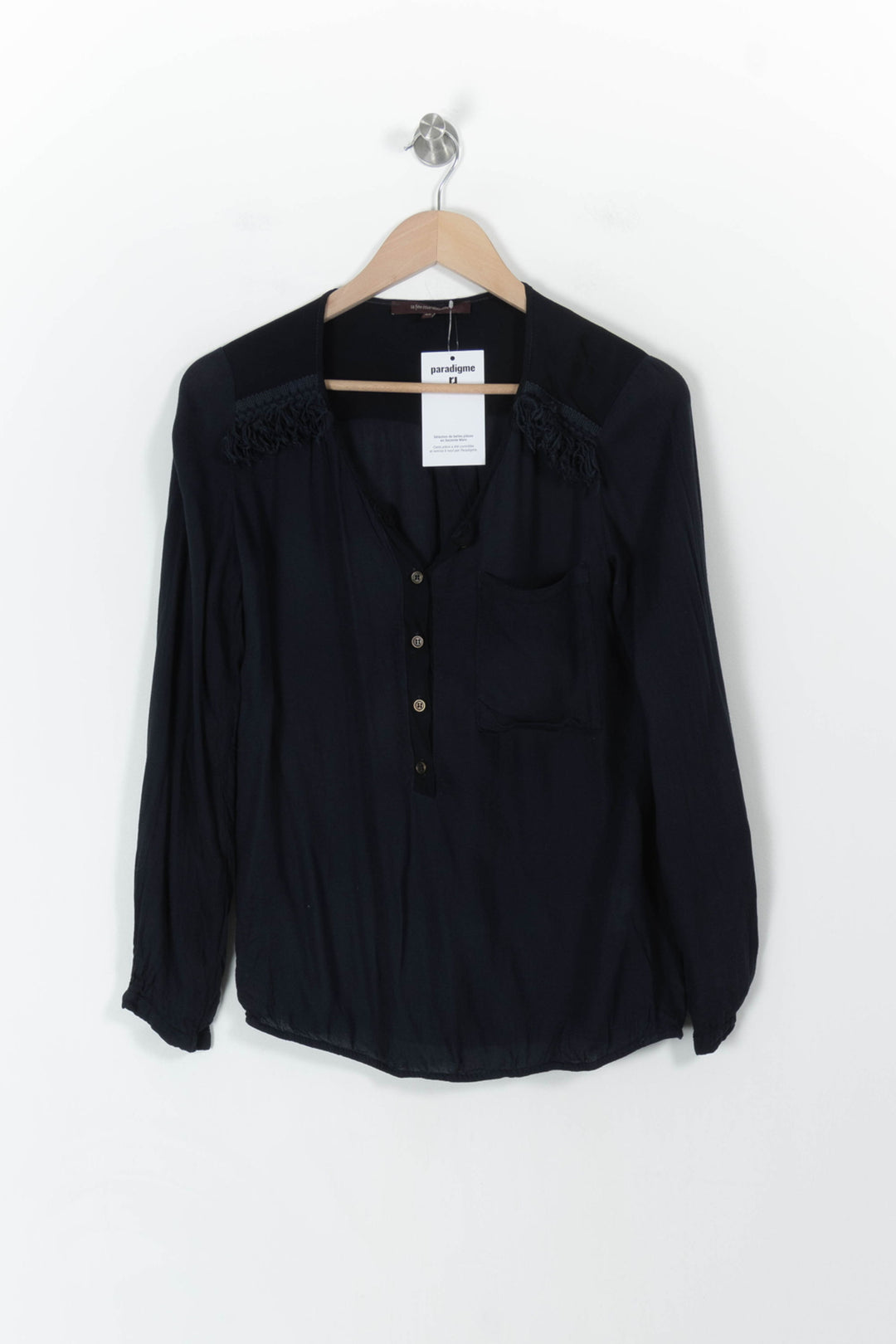 Blouse Bleue - Taille L/40 de la marque La Fée Maraboutée | PARAD107448 - Vendu par Paradigme - Image 2