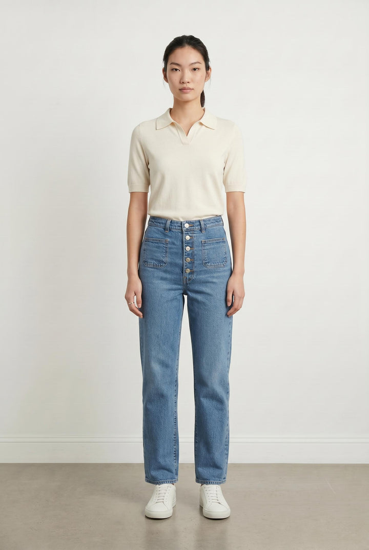 Jean Droit Bleu - Taille S/36 de la marque Levi's | PARAD107451 - Vendu par Paradigme - Image 1