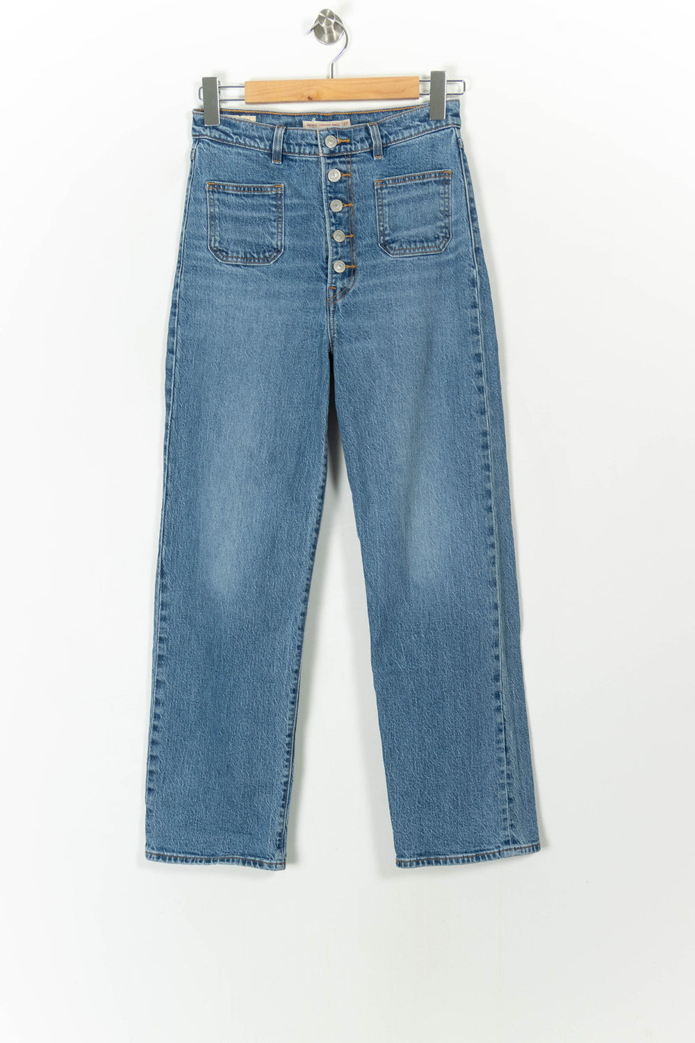 Jean Droit Bleu - Taille S/36 de la marque Levi's | PARAD107451 - Vendu par Paradigme - Image 2