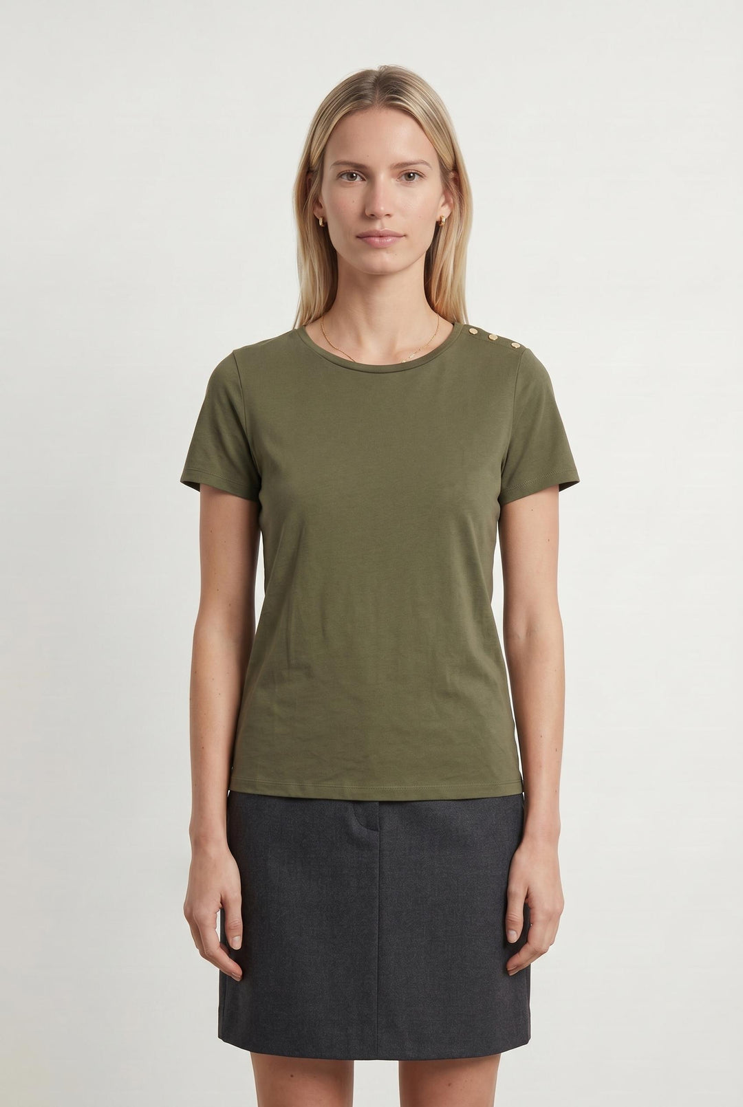 Tee-shirt Vert - Taille M/38 de la marque Caroll | PARAD107452 - Vendu par Paradigme - Image 1