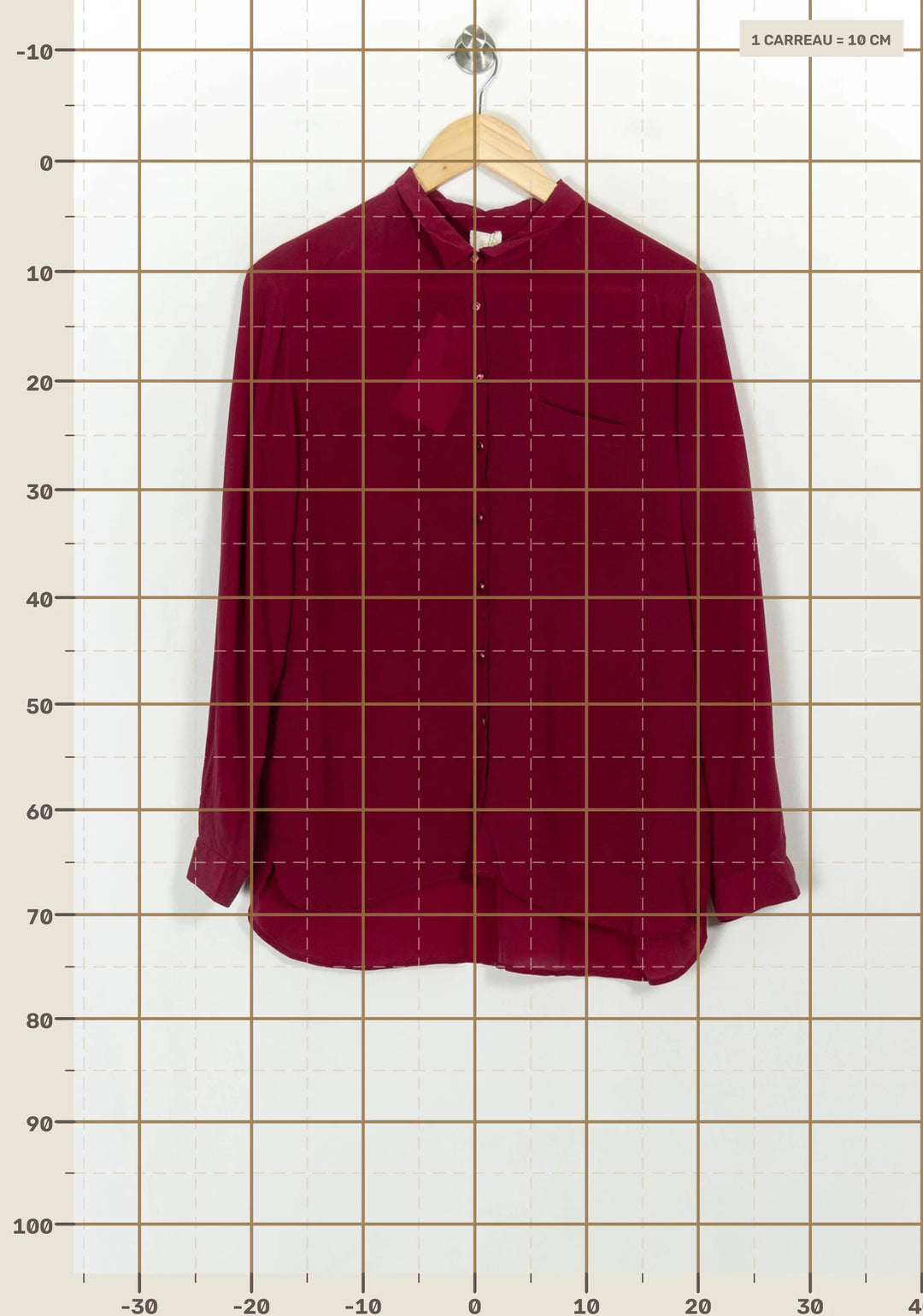Chemise Violette - Taille M/38 de la marque Des petits hauts | PARAD107453 - Vendu par Paradigme - Image 4