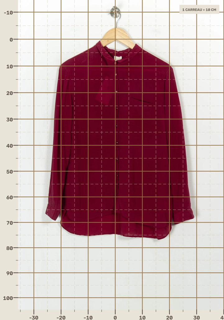 Chemise Violette - Taille M/38 de la marque Des petits hauts | PARAD107453 - Vendu par Paradigme - Image 4