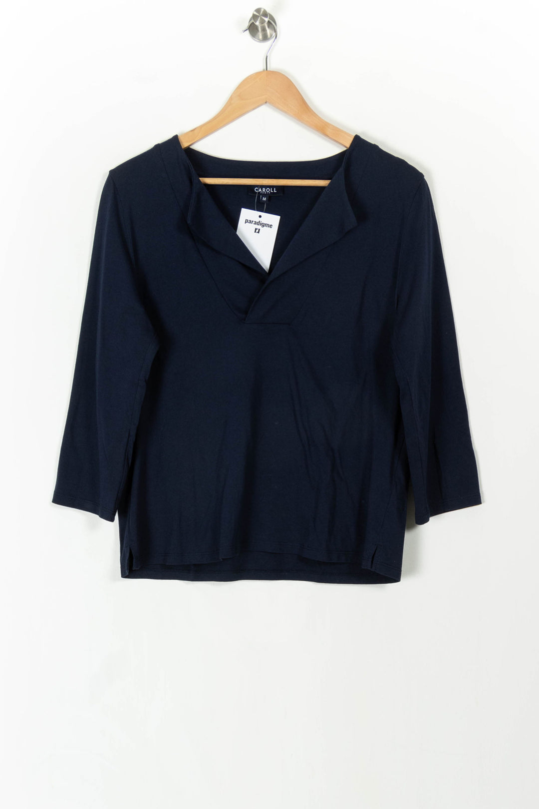 Tunique Bleu - Taille M/38 de la marque Caroll | PARAD107454 - Vendu par Paradigme - Image 2