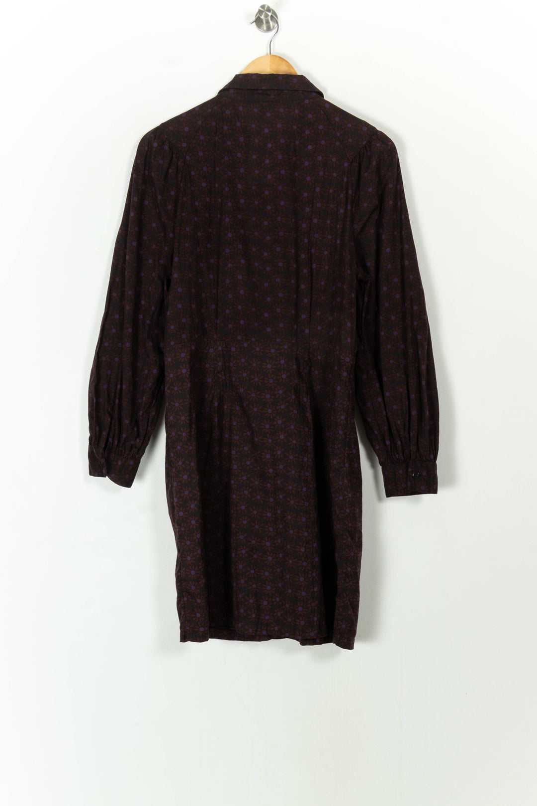 Robe Chemise Bordeaux - Taille L/40 de la marque Des petits hauts | PARAD107456 - Vendu par Paradigme - Image 4