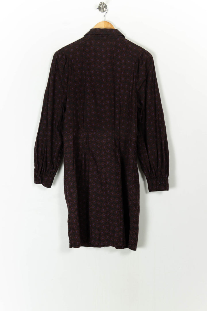 Robe Chemise Bordeaux - Taille L/40 de la marque Des petits hauts | PARAD107456 - Vendu par Paradigme - Image 4