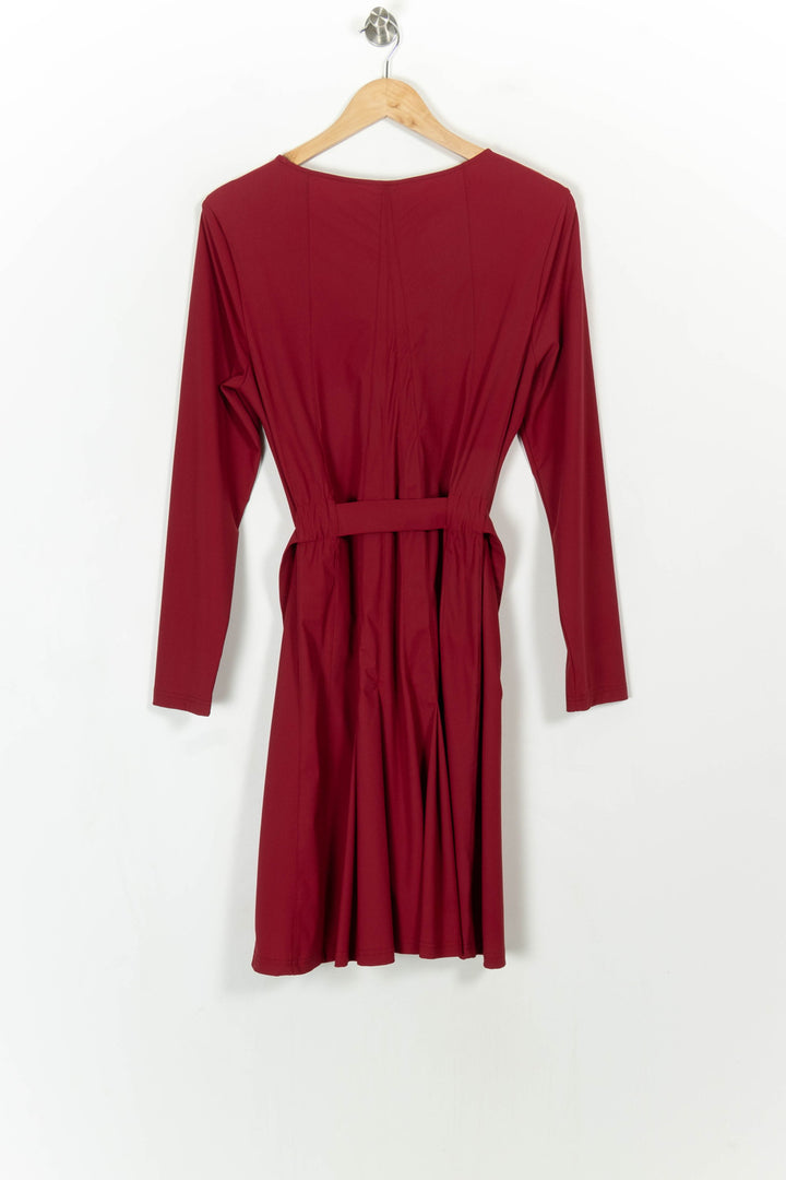Robe Portefeuille Rouge - Taille XXL/44 de la marque Indies | PARAD107460 - Vendu par Paradigme - Image 4