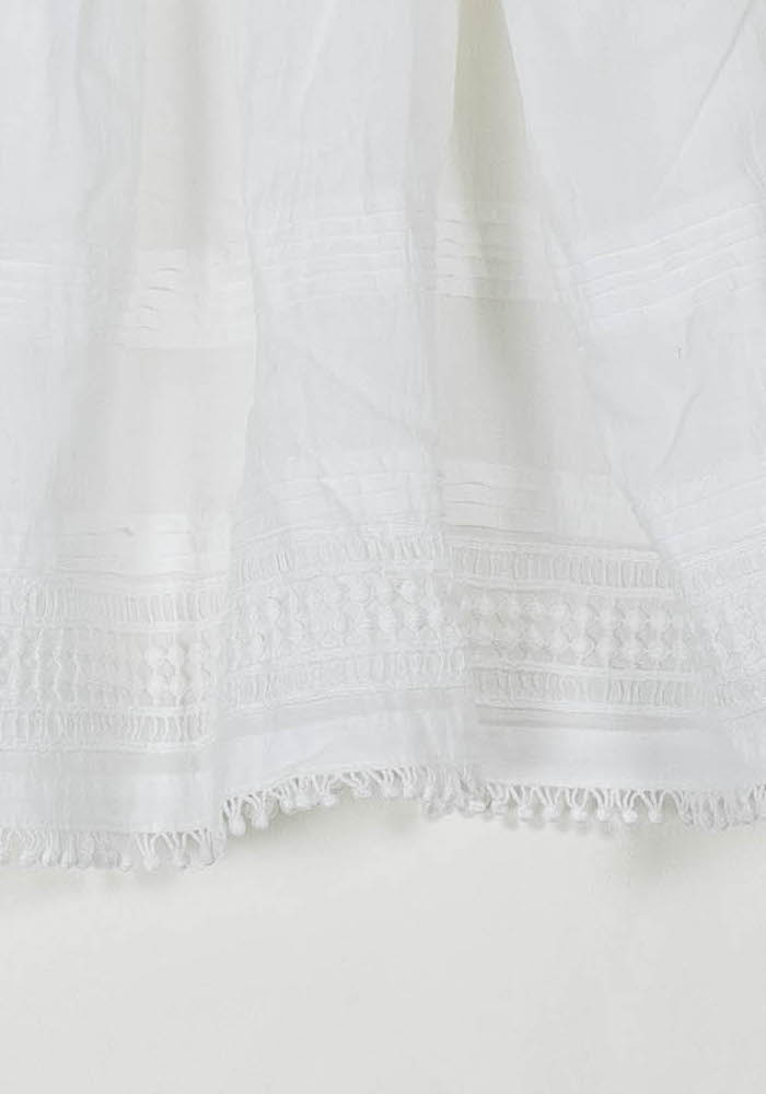 Jupe Courte Blanche - Taille L/40 de la marque Sandro | PARAD107469 - Vendu par Paradigme - Image 3