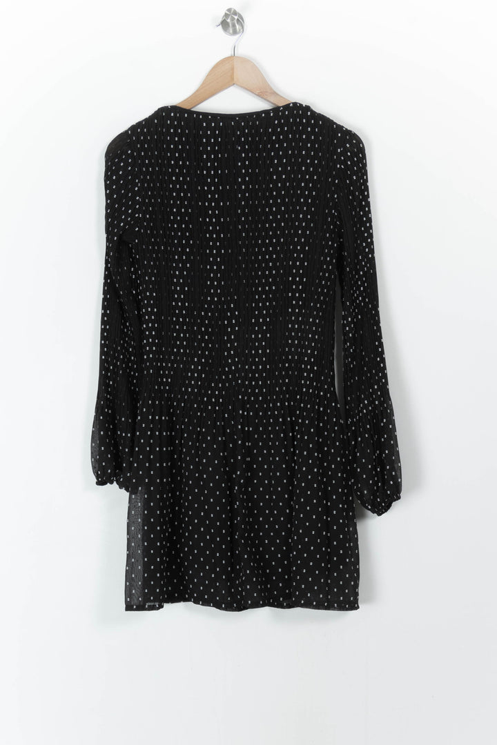 Robe Courte Noire et Blanche - Taille L/40 de la marque Maje | PARAD107470 - Vendu par Paradigme - Image 4