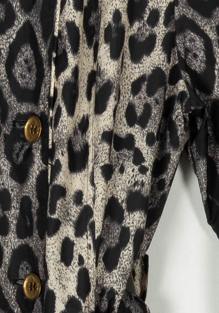 Trench Léopard Noir et Beige - Taille XL/42 de la marque Weill | PARAD107475 - Vendu par Paradigme - Image 3