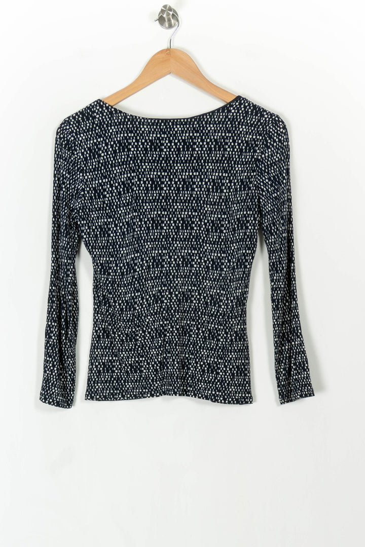 Pull Bleu et Blanc - Taille S/36 de la marque Weekend Max Mara | PARAD107477 - Vendu par Paradigme - Image 4