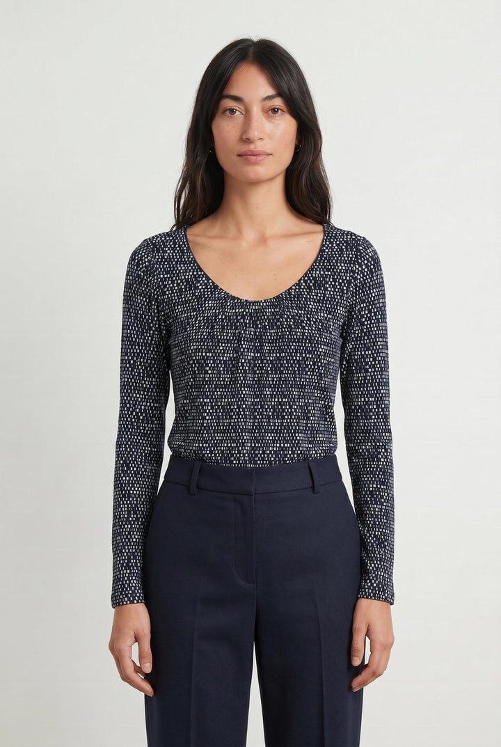 Pull Bleu et Blanc - Taille S/36 de la marque Weekend Max Mara | PARAD107477 - Vendu par Paradigme - Image 1
