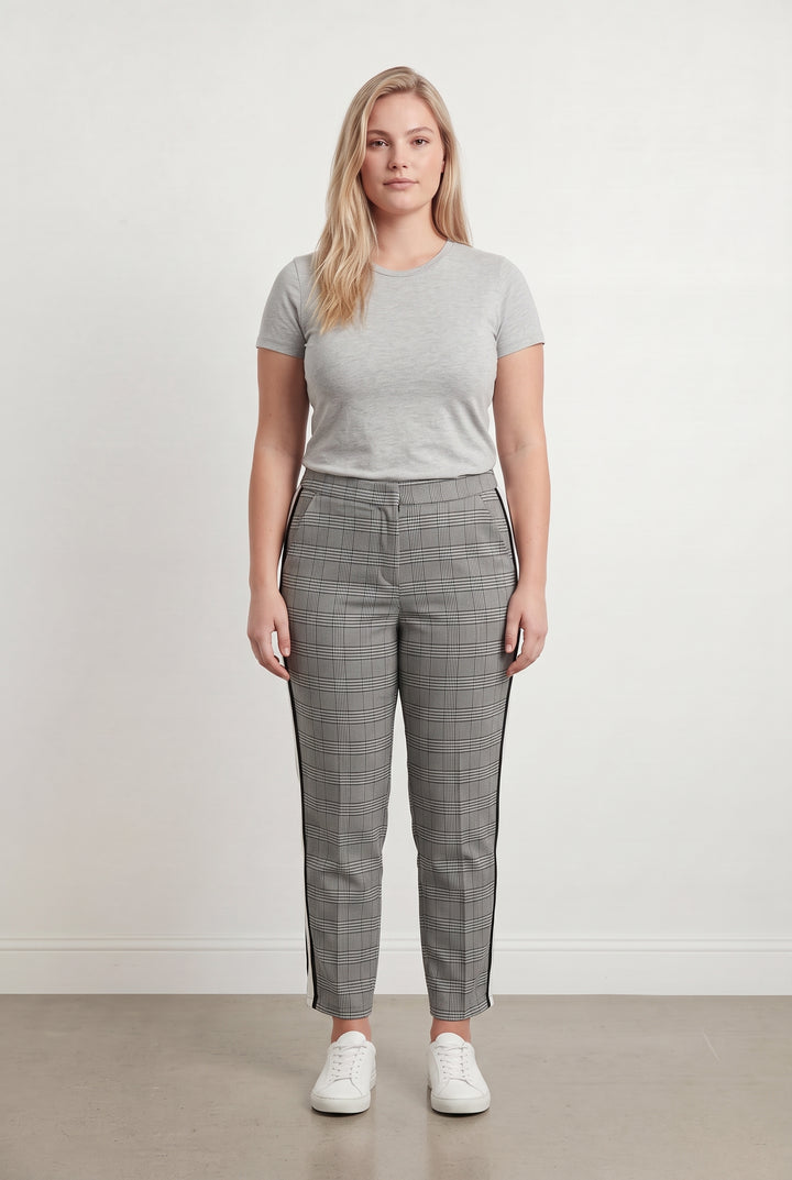 Pantalon Carreaux Gris - Taille XL/42 de la marque Imprevu | PARAD107483 - Vendu par Paradigme - Image 1