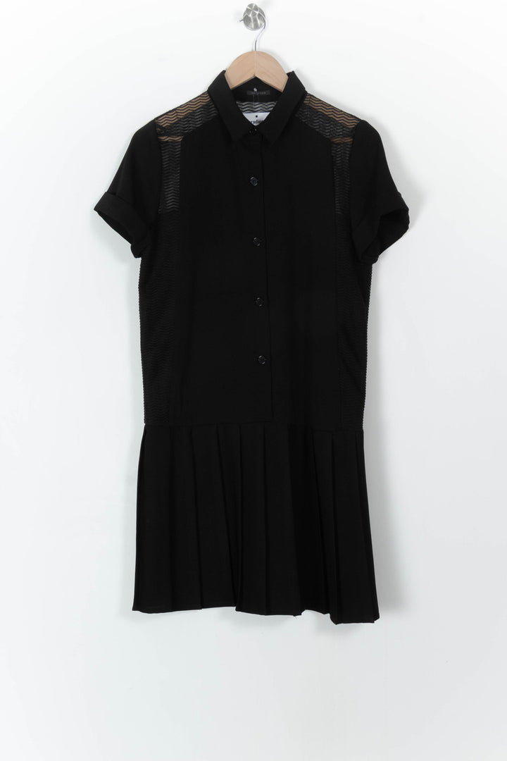 Robe Chemise Noire - Taille M/38 de la marque IKKS | PARAD107489 - Vendu par Paradigme - Image 2