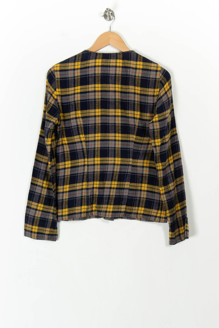 Chemise à Carreaux Jaune et Bleu - Taille M/38 de la marque Roseanna | PARAD107490 - Vendu par Paradigme - Image 4