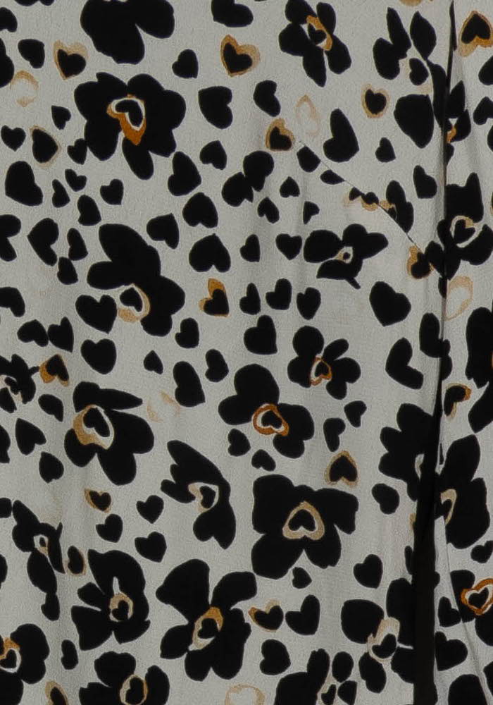 Robe Courte Léopard Noir et Beige - Taille XL/42 de la marque Liu Jo | PARAD107491 - Vendu par Paradigme - Image 3
