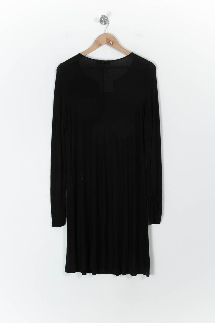 Robe Midi Noire - Taille L/40 de la marque Max Mara | PARAD107493 - Vendu par Paradigme - Image 4