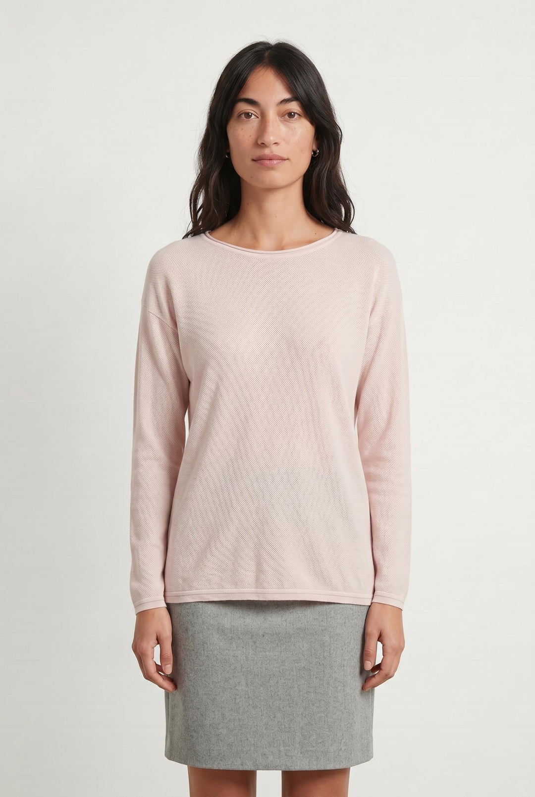 Pull Col Bateau Rose - Taille XS/34 de la marque Maison Montagut | PARAD107495 - Vendu par Paradigme - Image 1