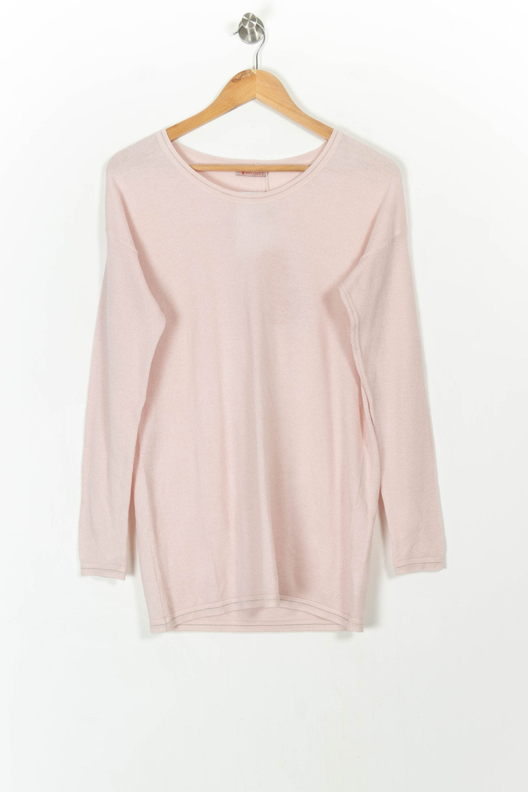 Pull Col Bateau Rose - Taille XS/34 de la marque Maison Montagut | PARAD107495 - Vendu par Paradigme - Image 2