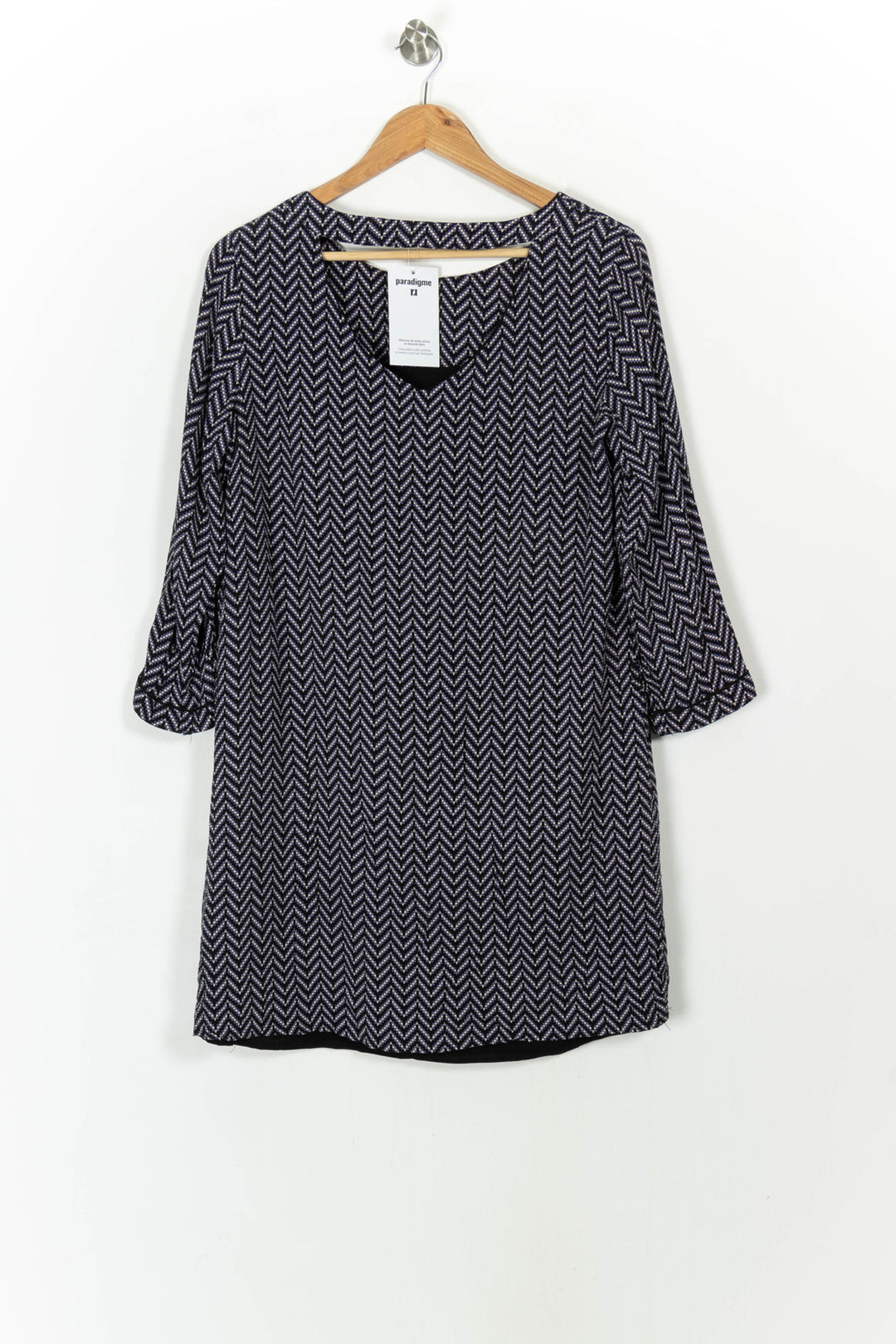 Robe Courte Noire et Blanche - Taille XL/42 de la marque La Petite Etoile | PARAD107498 - Vendu par Paradigme - Image 4