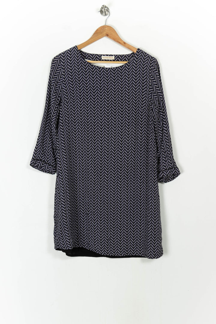 Robe Courte Noire et Blanche - Taille XL/42 de la marque La Petite Etoile | PARAD107498 - Vendu par Paradigme - Image 2