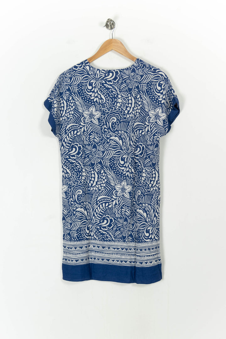 Robe Bleue et Blanche - Taille S/36 de la marque La Fée Maraboutée | PARAD107500 - Vendu par Paradigme - Image 4