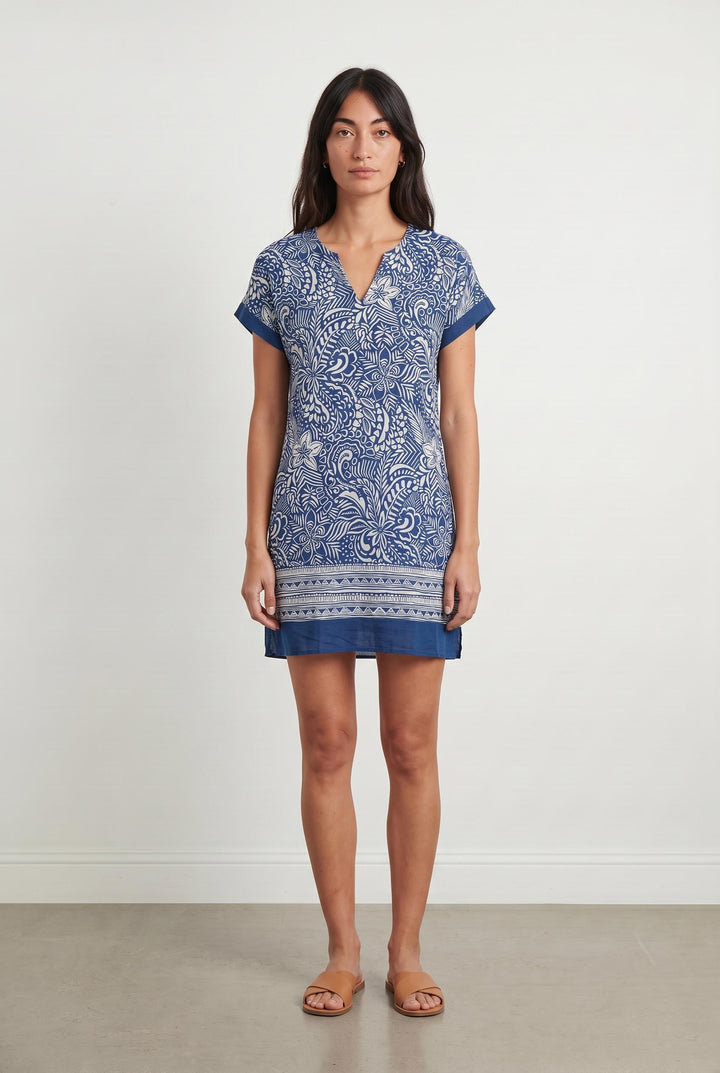 Robe Bleue et Blanche - Taille S/36 de la marque La Fée Maraboutée | PARAD107500 - Vendu par Paradigme - Image 1