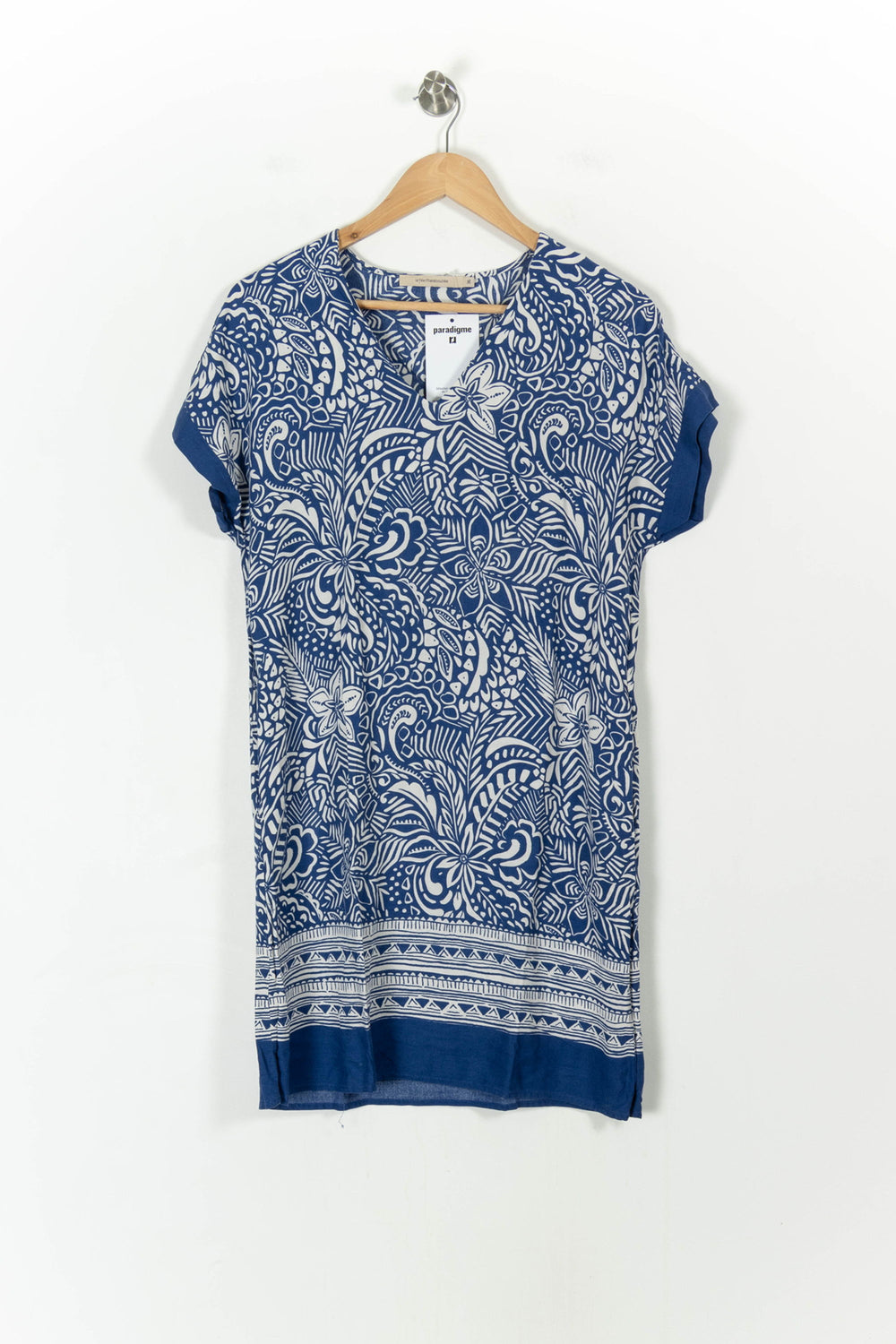 Robe Bleue et Blanche - Taille S/36 de la marque La Fée Maraboutée | PARAD107500 - Vendu par Paradigme - Image 2
