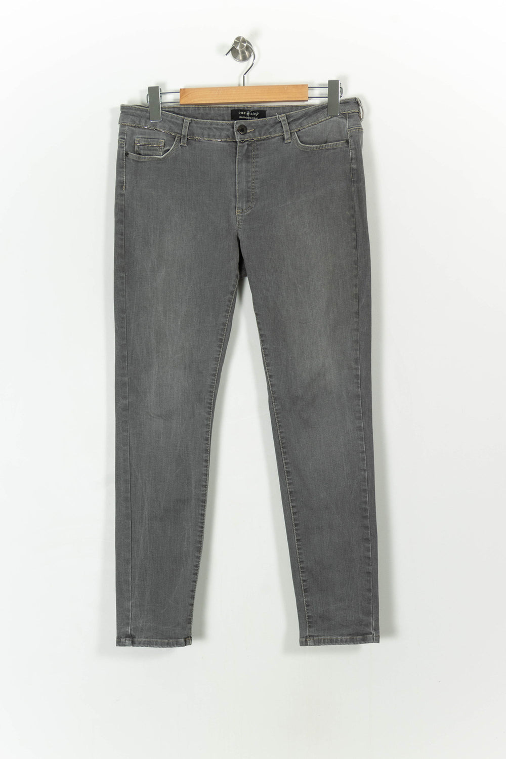 Jean Slim Gris - Taille XXL/44 de la marque One Step | PARAD107503 - Vendu par Paradigme - Image 2