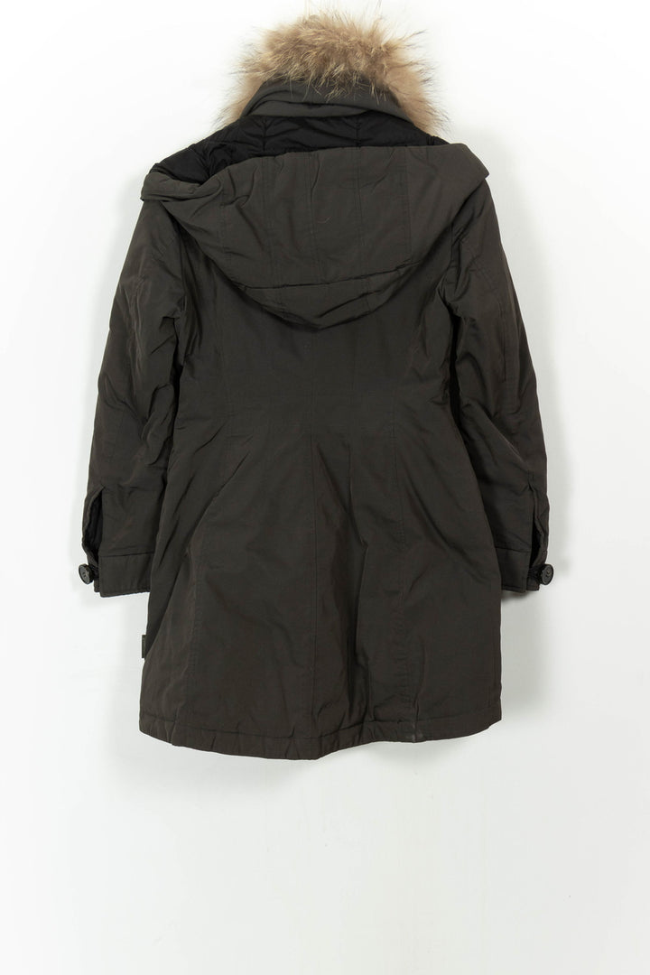 Parka Verte et Beige - Taille M/38 de la marque Moncler | PARAD107509 - Vendu par Paradigme - Image 4