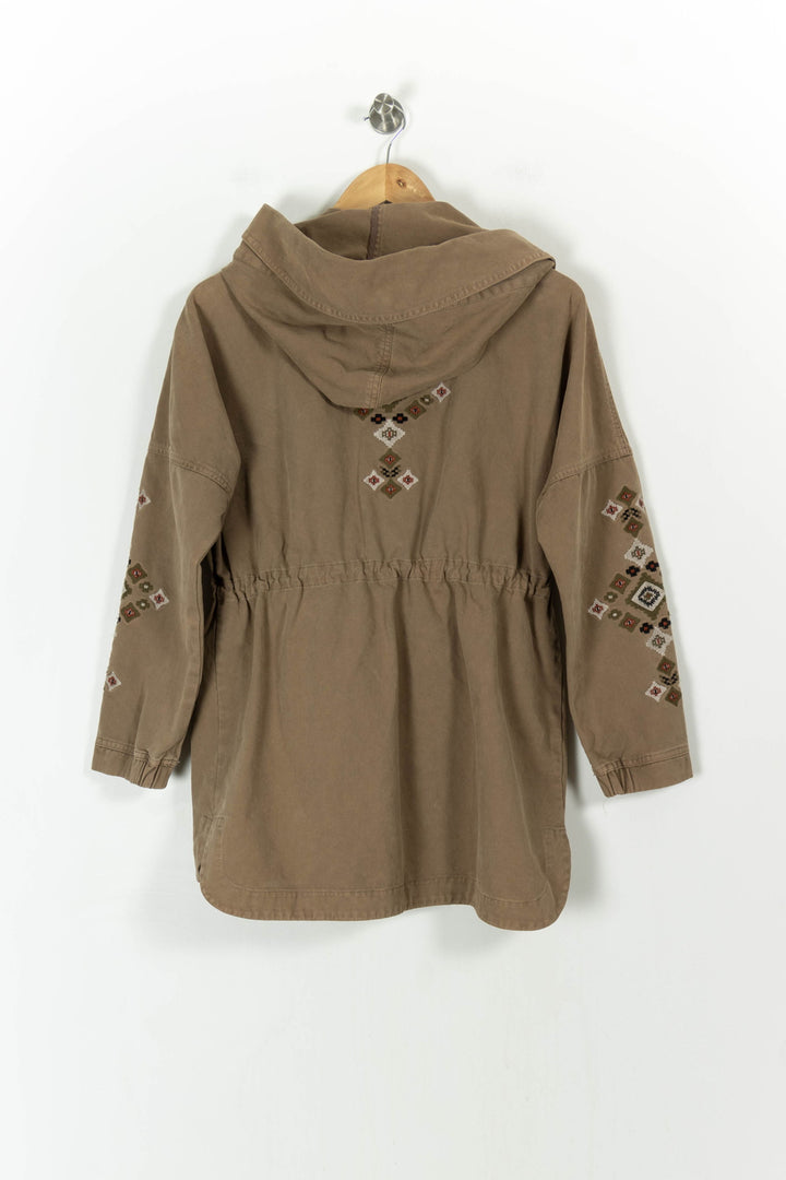 Parka Beige - Taille XS/34 de la marque Sud express | PARAD107510 - Vendu par Paradigme - Image 4